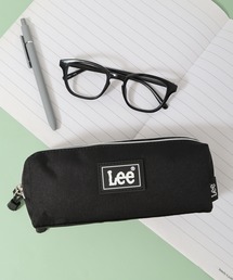 Lee ポリエステル ラバープレート Wファスナー ポーチ