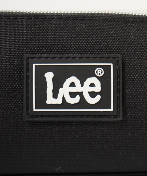 Lee（リー）の「Lee  ﾎﾟﾘｴｽﾃﾙ ﾗﾊﾞｰﾌﾟﾚｰﾄ Wﾌｧｽﾅｰ ﾎﾟｰﾁ（ポーチ・レディース・ブラック×ホワイト/ブラック×ブルー・FREE）」の9枚目の写真