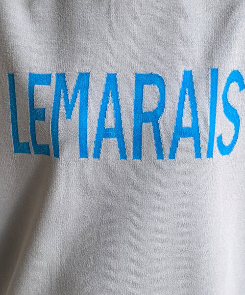 DouDou（ドゥドゥ）の「LEMARAISジャガードニットタンク（ニット/セーター・レディース・オフホワイト/ブラック/グレイッシュベージュ・FREE）」の4枚目の写真