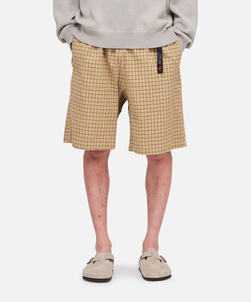 Gramicci(グラミチ)の「O.G. SEERSUCKER G-SHORT|OGシアサッカーGショーツ(その他パンツ・メンズ・サンドベージュ/ネイビー・S/M/L/XL/XXL)」の1枚目の写真