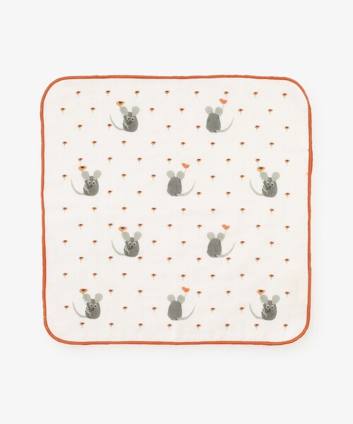 Afternoon Tea（アフタヌーンティー）の「ガーゼ3枚セット/LEO LIONNI（その他ベビー用品・キッズ・ホワイト・ONE SIZE）」の3枚目の写真