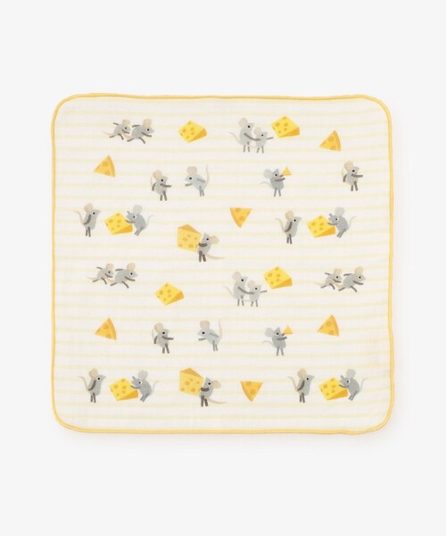 Afternoon Tea（アフタヌーンティー）の「ガーゼ3枚セット/LEO LIONNI（その他ベビー用品・キッズ・ホワイト・ONE SIZE）」の4枚目の写真