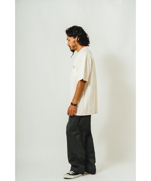 BIG MIKE(ビッグマイク)の「BIG MIKE ビックマイク/ 鹿の子 サングラスポケット 半袖Tシャツ / 102528760(Tシャツ/カットソー・メンズ・ナチュラル/グレイッシュブルー/チャコール・MEDIUM/LARGE/X-LARGE)」の8枚目の写真