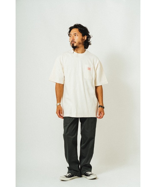 BIG MIKE(ビッグマイク)の「BIG MIKE ビックマイク/ 鹿の子 サングラスポケット 半袖Tシャツ / 102528760(Tシャツ/カットソー・メンズ・ナチュラル/グレイッシュブルー/チャコール・MEDIUM/LARGE/X-LARGE)」の9枚目の写真