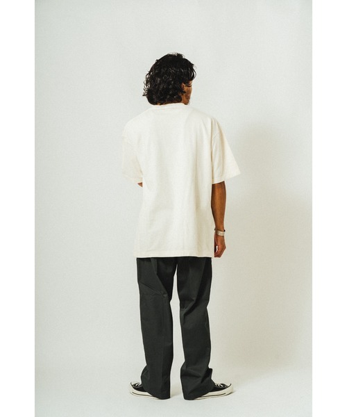 BIG MIKE(ビッグマイク)の「BIG MIKE ビックマイク/ 鹿の子 サングラスポケット 半袖Tシャツ / 102528760(Tシャツ/カットソー・メンズ・ナチュラル/グレイッシュブルー/チャコール・MEDIUM/LARGE/X-LARGE)」の7枚目の写真