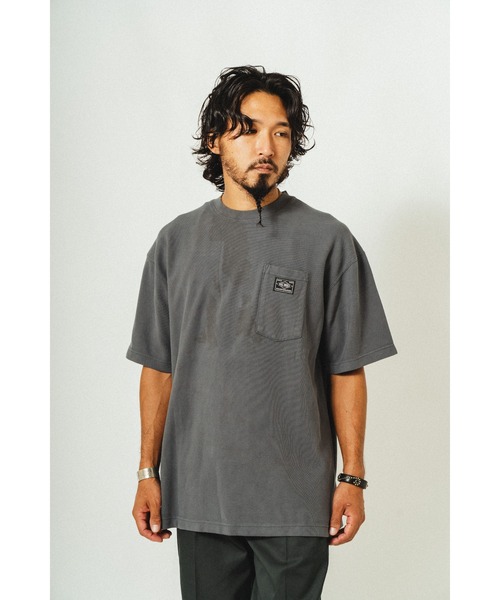 BIG MIKE(ビッグマイク)の「BIG MIKE ビックマイク/ 鹿の子 サングラスポケット 半袖Tシャツ / 102528760(Tシャツ/カットソー・メンズ・ナチュラル/グレイッシュブルー/チャコール・MEDIUM/LARGE/X-LARGE)」の10枚目の写真
