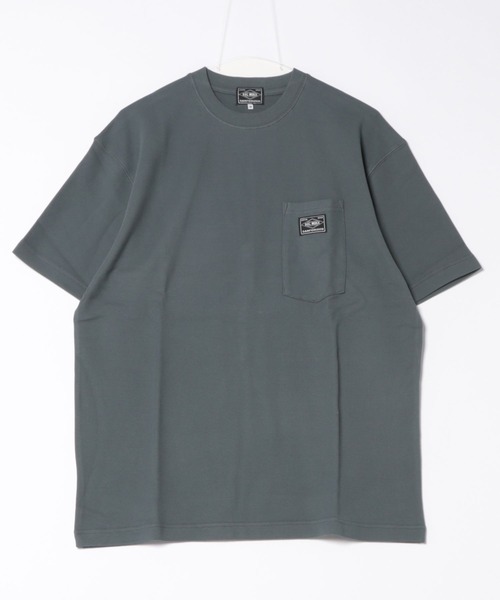 BIG MIKE(ビッグマイク)の「BIG MIKE ビックマイク/ 鹿の子 サングラスポケット 半袖Tシャツ / 102528760(Tシャツ/カットソー・メンズ・ナチュラル/グレイッシュブルー/チャコール・MEDIUM/LARGE/X-LARGE)」の11枚目の写真