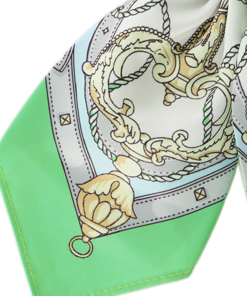 Petit Honfleur（プチオンフルール）の「【2025春夏】ワンタッチプリントスカーフ（ストール/ショール・レディース・オレンジ/グリーン・フリー）」の11枚目の写真