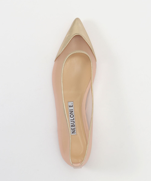 IENA(イエナ)の「NEBULONI E./ネブロー二 メッシュパンプス 7418T/MINA(パンプス・レディース・ゴールド・37/36/35/38)」の6枚目の写真