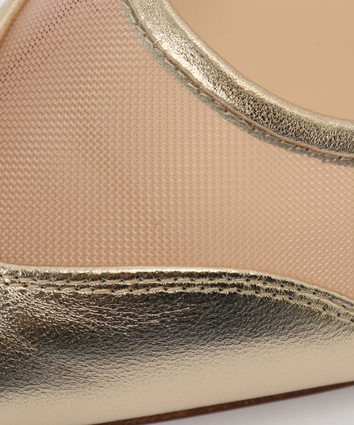 IENA(イエナ)の「NEBULONI E./ネブロー二 メッシュパンプス 7418T/MINA(パンプス・レディース・ゴールド・37/36/35/38)」の8枚目の写真
