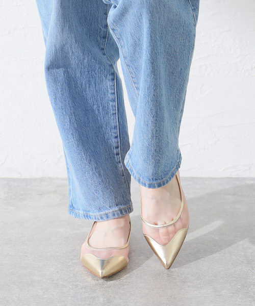 IENA(イエナ)の「NEBULONI E./ネブロー二 メッシュパンプス 7418T/MINA(パンプス・レディース・ゴールド・37/36/35/38)」の10枚目の写真