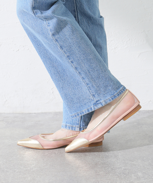 IENA(イエナ)の「NEBULONI E./ネブロー二 メッシュパンプス 7418T/MINA(パンプス・レディース・ゴールド・37/36/35/38)」の11枚目の写真