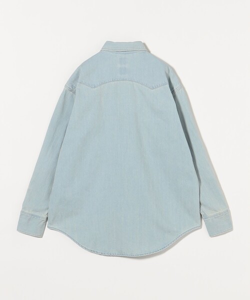 Lee（リー）の「＜Lee × CGS.＞ 101 デニム シャツ（シャツ/ブラウス・メンズ・ライトブルー/コバルトブルー・L/M/S）」の10枚目の写真