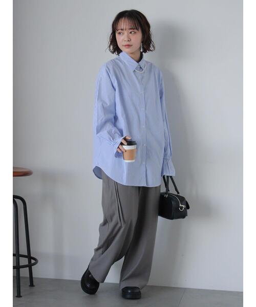 ehka sopo(エヘカソポ)の「リボンタックパンツ(その他パンツ・レディース・ブラック/ベージュ/グレー・F)」の10枚目の写真