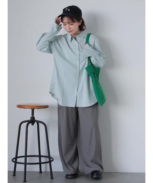 ehka sopo(エヘカソポ)の「リボンタックパンツ(その他パンツ・レディース・ブラック/ベージュ/グレー・F)」の12枚目の写真