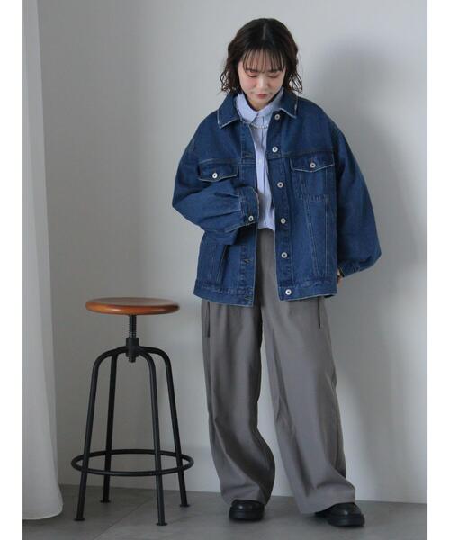 ehka sopo(エヘカソポ)の「リボンタックパンツ(その他パンツ・レディース・ブラック/ベージュ/グレー・F)」の18枚目の写真