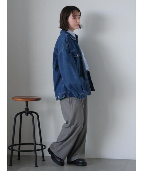 ehka sopo(エヘカソポ)の「リボンタックパンツ(その他パンツ・レディース・ブラック/ベージュ/グレー・F)」の20枚目の写真