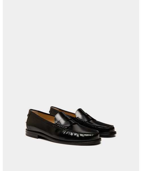 【 BALLY 】Uチップ モカシン ブラック BALLY 】Uチップ モカシン ブラック