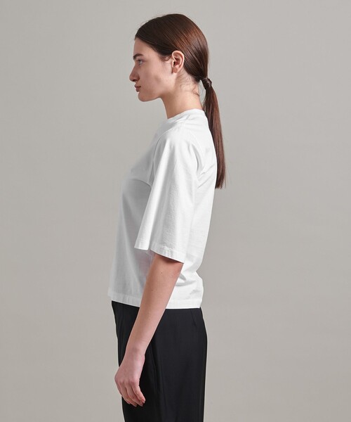 tシャツ 「LOEFF」スビンコットン ワイド ショート Tシャツ レディース LOEFF tシャツ 「LOEFF」スビンコットン ワイド ショート T