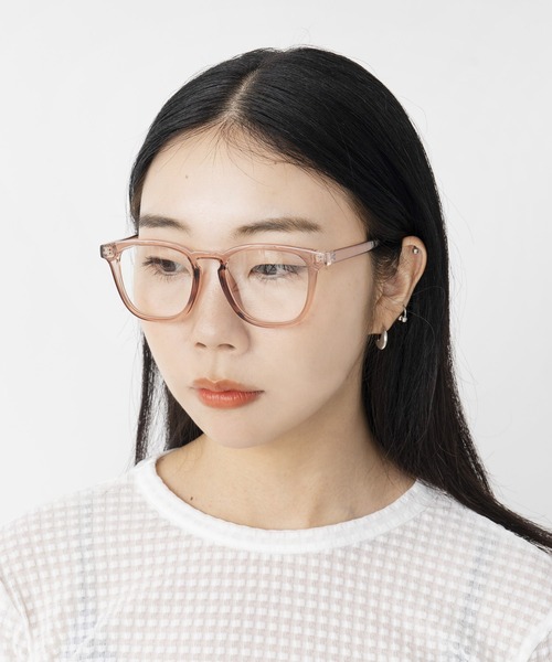 CONTROL FREAK / CTFK(コントロールフリーク)の「CONTROL FREAK(コントロールフリーク)クリアレンズFITグラス(サングラス・レディース・ブラック/クリア/ピンク・FREE)」の2枚目の写真