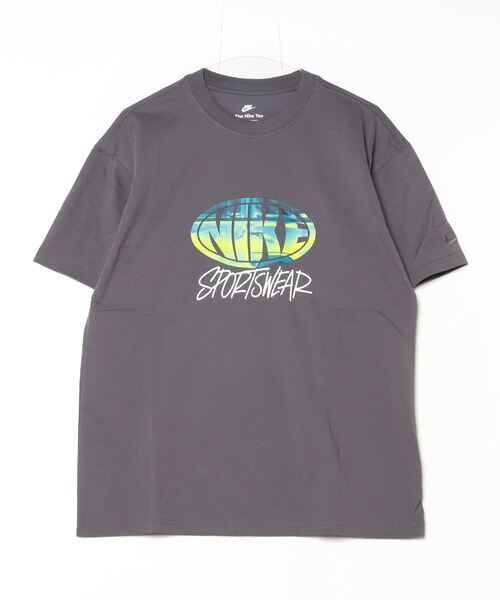 NIKE（ナイキ）の「ナイキ NIKE ナイキ NSW M90 OPP1 S/S Tシャツ（Tシャツ/カットソー・メンズ・ホワイト/ダークグレー/グリーン・LL/3L/S/M/L）」の2枚目の写真
