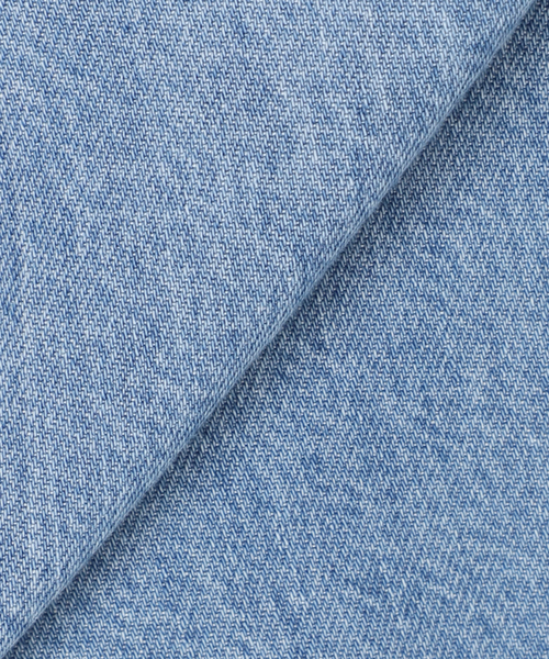 U by SPICK&SPAN(ユーバイスピックアンドスパン)の「フローストルーズバレルレッグデニム(デニムパンツ・レディース・ピンク/ブルー・38/36)」の4枚目の写真