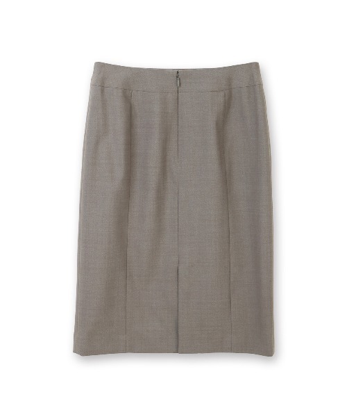 AOYAMA（アオヤマ）の「【超ストレッチ/UVカット/防シワ】美シルエット！ベーシックタイトスカート/ベージュ/無地｜通勤＆オフィス＆入卒＆セレモニー＆オケージョン｜自宅で洗える・セットアップ着用可｜（スーツスカート・レディース・グレイッシュベージュ・5号/7号/9号/11号/13号/15号/17号）」の5枚目の写真