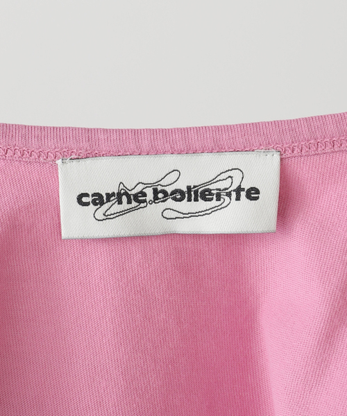 Carne Bollente（カルネボレンテ）の「【Carne Bollente/カルネボレンテ】 Platonic No More SS25TT0301（キャミソール・レディース・ピンク・X-SMALL/SMALL）」の9枚目の写真