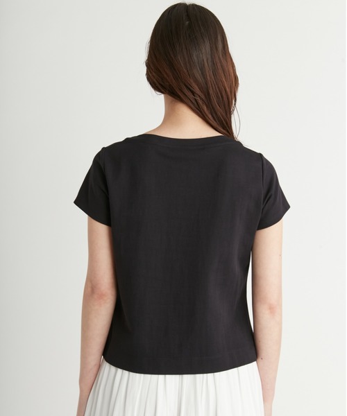 フラワーモチーフTシャツ　CELFORD フラワーモチーフTシャツ（Tシャツ/カットソー）｜CELFORD（セル