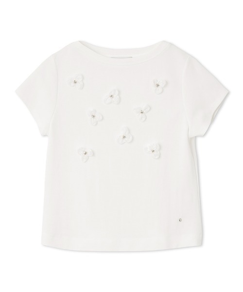 フラワーモチーフTシャツ（Tシャツ/カットソー）｜CELFORD（セル