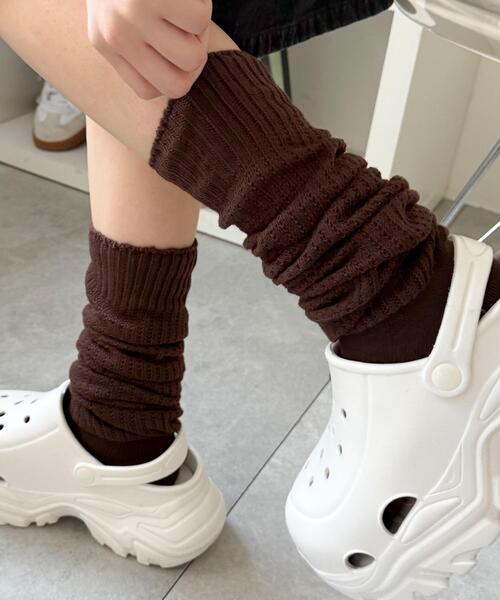 WEGO(ウィゴー)の「WEGO/エアリールーズソックス(ソックス/靴下・レディース・ブラック/オフホワイト/ライトグレー/ブラウン・23-25cm)」の4枚目の写真