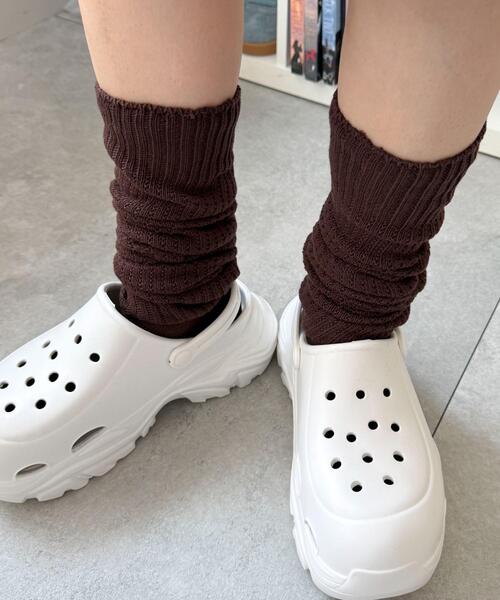 WEGO(ウィゴー)の「WEGO/エアリールーズソックス(ソックス/靴下・レディース・ブラック/オフホワイト/ライトグレー/ブラウン・23-25cm)」の20枚目の写真