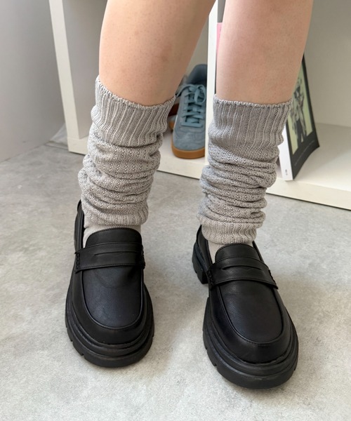 WEGO(ウィゴー)の「WEGO/エアリールーズソックス(ソックス/靴下・レディース・ブラック/オフホワイト/ライトグレー/ブラウン・23-25cm)」の10枚目の写真