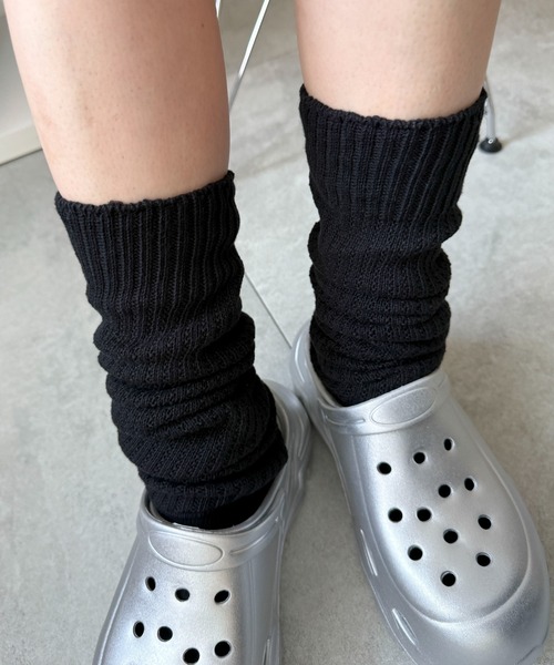 WEGO(ウィゴー)の「WEGO/エアリールーズソックス(ソックス/靴下・レディース・ブラック/オフホワイト/ライトグレー/ブラウン・23-25cm)」の7枚目の写真