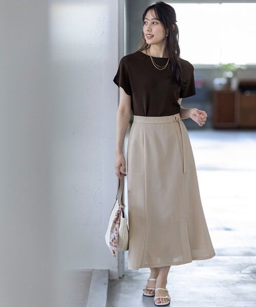 ANY SIS（エニィスィス）の「スイートクール スカート（スカート・レディース・黄土色系/ネイビー系/ベージュ系・1/2/3）」の22枚目の写真