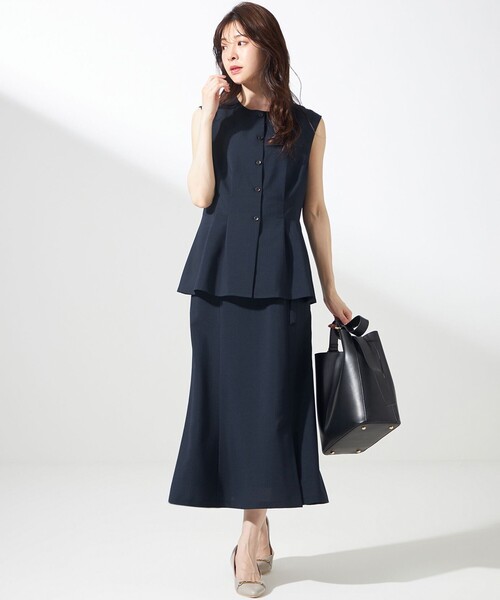 ANY SIS（エニィスィス）の「スイートクール スカート（スカート・レディース・黄土色系/ネイビー系/ベージュ系・1/2/3）」の6枚目の写真