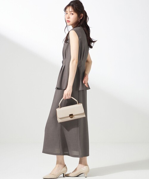 ANY SIS（エニィスィス）の「スイートクール スカート（スカート・レディース・黄土色系/ネイビー系/ベージュ系・1/2/3）」の8枚目の写真