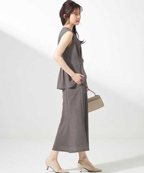 ANY SIS（エニィスィス）の「スイートクール スカート（スカート・レディース・黄土色系/ネイビー系/ベージュ系・1/2/3）」の9枚目の写真