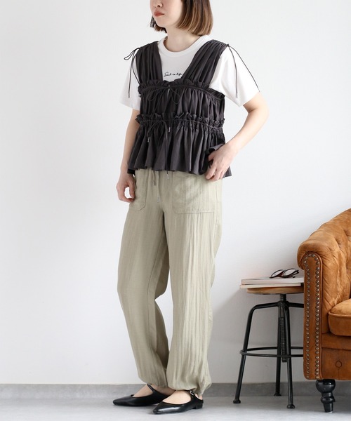 新品未使用　ESMOK balloon tops ベージュ 89T2fdSzqkjbSxDRbKMbrhp07cI6p4