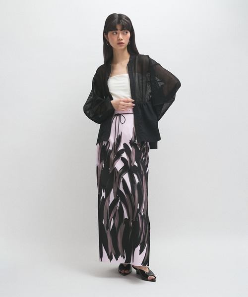 ADAM ET ROPE'（アダムエロペ）の「メイクプリントスカート（スカート・レディース・ピンク/グレー系その他・36/38）」の7枚目の写真