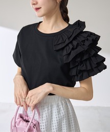 &. NOSTALGIA | 【ZOZO限定】アシメフリルカットプルオーバー(Tシャツ/カットソー)