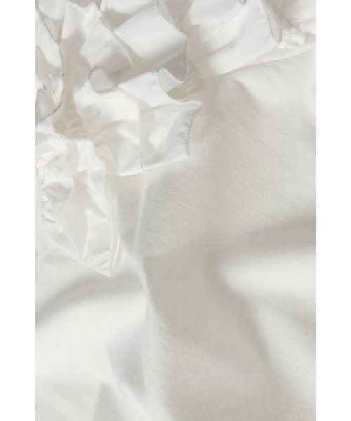 &. NOSTALGIA(アンドドットノスタルジア)の「【ZOZO限定】アシメフリルカットプルオーバー(Tシャツ/カットソー・レディース・オフホワイト/ブラック・M)」の11枚目の写真