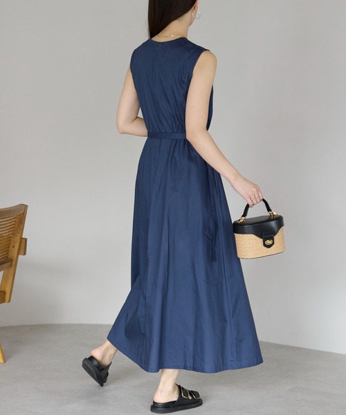 PREFERIR（プレフェリール）の「セットアップ見え ワンピース(M,L)（ワンピース・レディース・チャコールグレー/ネイビー・MEDIUM/LARGE）」の15枚目の写真