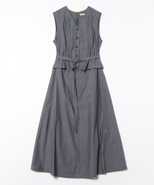 PREFERIR（プレフェリール）の「セットアップ見え ワンピース(M,L)（ワンピース・レディース・チャコールグレー/ネイビー・MEDIUM/LARGE）」の21枚目の写真