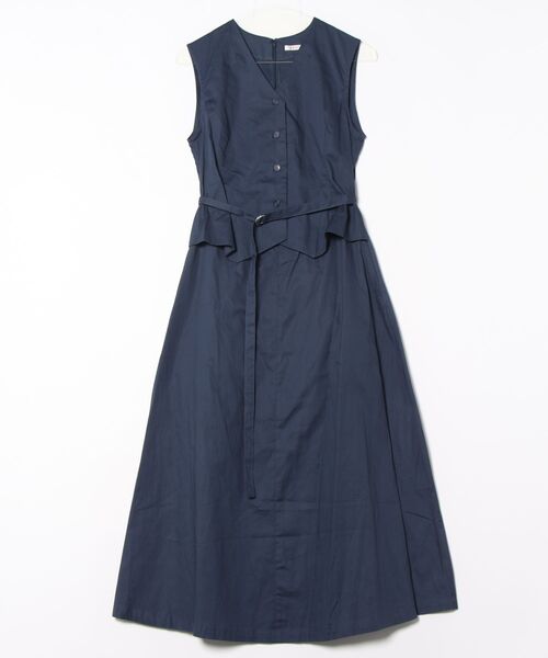 PREFERIR（プレフェリール）の「セットアップ見え ワンピース(M,L)（ワンピース・レディース・チャコールグレー/ネイビー・MEDIUM/LARGE）」の22枚目の写真