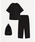 THOUSAND MILE�i�T�E�U���h�}�C���j�́u�yTHOUSAND MILE�zSHORT SLEEVE T-SHIRT & LONG PANTS SET�V���[�g�s�V���c�������O�p���c3�_�Z�b�g�iT�V���c/�J�b�g�\�[�j�v�b�u���b�N