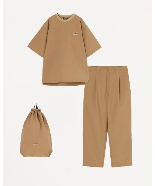 THOUSAND MILE（サウザンドマイル）の「【THOUSAND MILE】SHORT SLEEVE T-SHIRT & LONG PANTS SETショートＴシャツ＆ロングパンツ3点セット（Tシャツ/カットソー・メンズ・ブラック/ベージュ・X-LARGE/LARGE/MEDIUM/SMALL）」の14枚目の写真