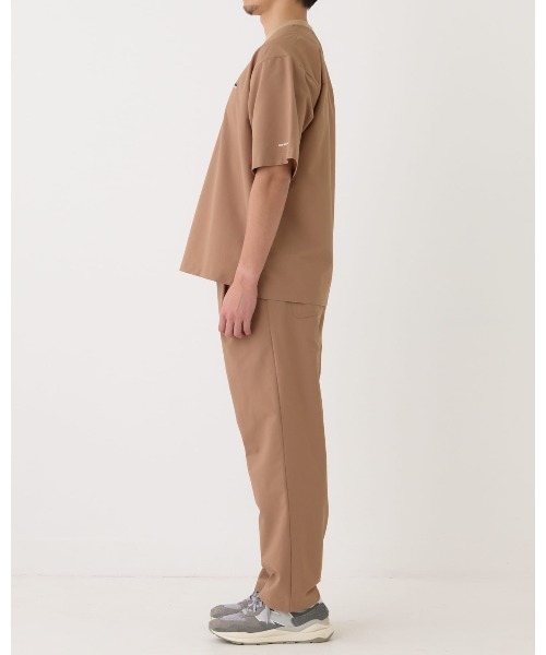 THOUSAND MILE（サウザンドマイル）の「【THOUSAND MILE】SHORT SLEEVE T-SHIRT & LONG PANTS SETショートＴシャツ＆ロングパンツ3点セット（Tシャツ/カットソー・メンズ・ブラック/ベージュ・X-LARGE/LARGE/MEDIUM/SMALL）」の4枚目の写真