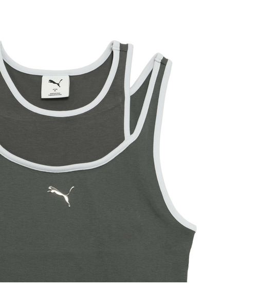 PUMA（プーマ）の「PUMA プーマ ウィメンズ デア トゥ タンクトップ（その他トップス・レディース・ピンク/グレー系その他・LARGE/MEDIUM/X-LARGE/SMALL）」の9枚目の写真