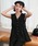 BONLECILL noir�i�{�����V�[���m���[���j�́u�yBONLECILLnoir�z�t�����[�t�����W�W���K�[�h�m�[�X���u���E�X���X���b�N�XSET�i�p���c�h���X�j�v�b�u���b�N